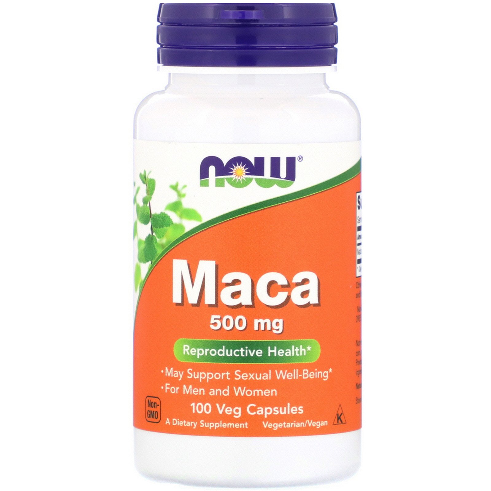 NOW Maca 500mg 100caps