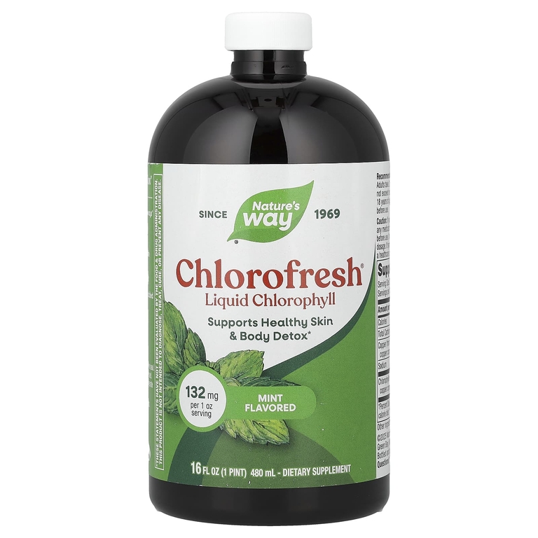 Nature's Way Chlorofresh 132mg 480ml Mint
