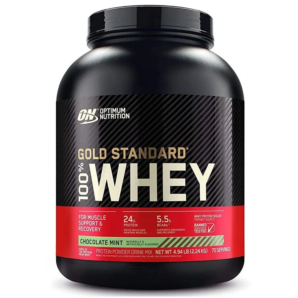 ON 100% Whey Gold Standard 2270g (Шоколад-мята)