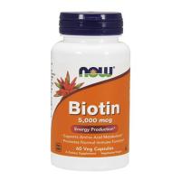 NOW Foods Biotin 5000mcg 60vcaps