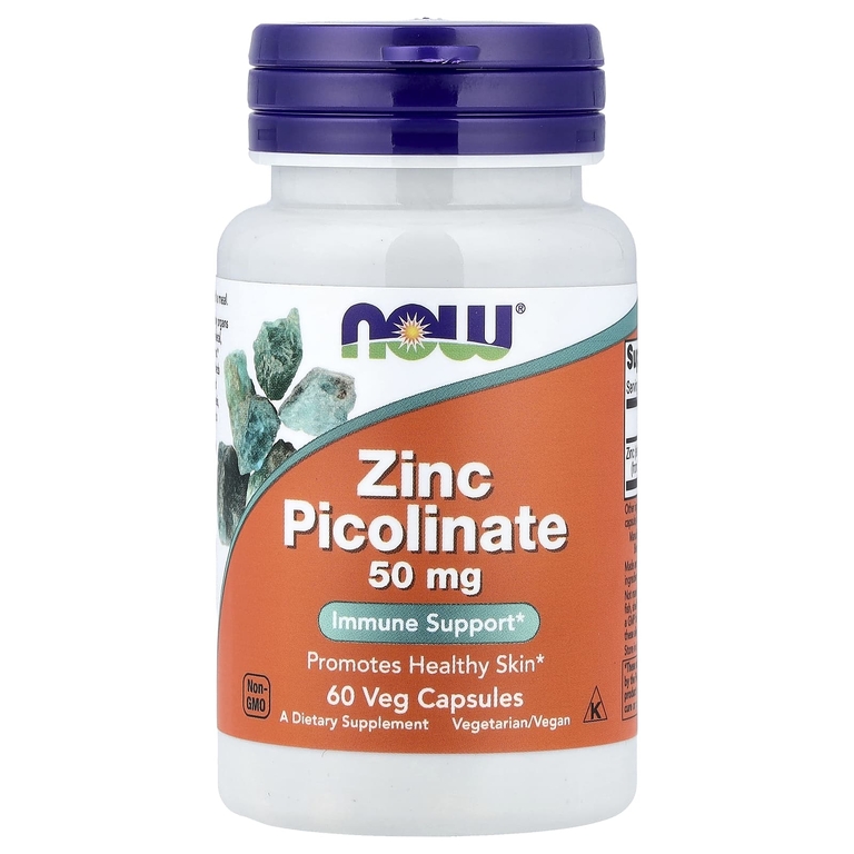 NOW Zinc Picolinate 50mg 60caps