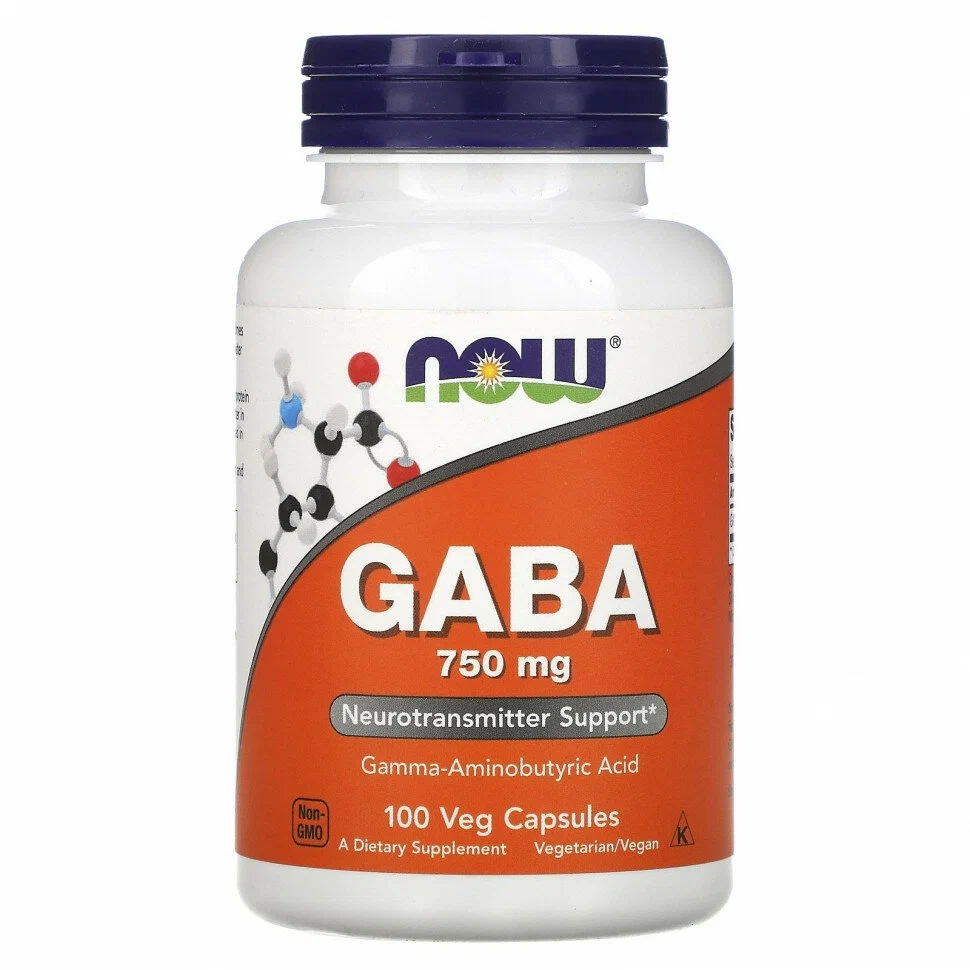 NOW GABA 750mg 100vcaps