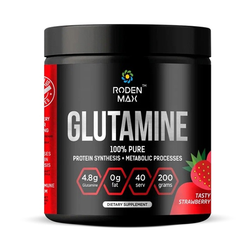 Roden Max Glutamine Powder 200g Клубника