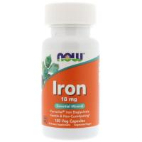NOW Iron 18mg 120vcaps