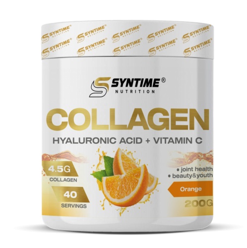 Syntime Nutrition Collagen Hyaluronic Acid + Vitamin C 200g