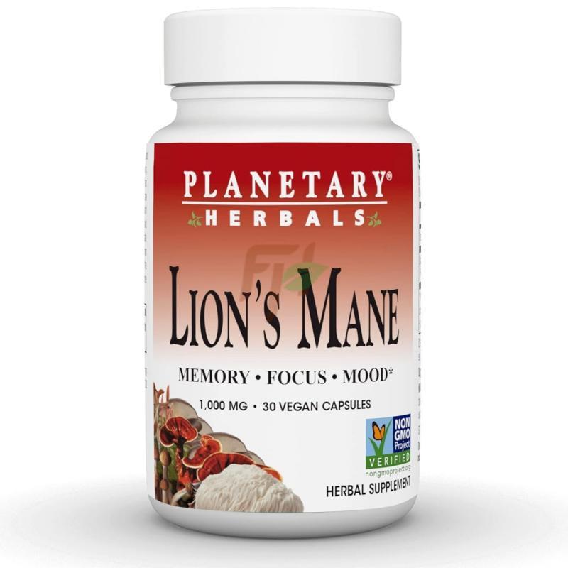 Planetary Herbals Lions Mane 30vegcaps