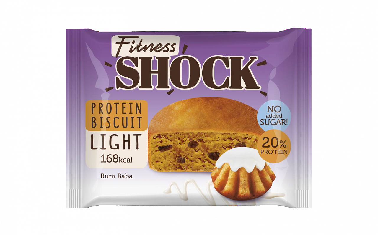 FitnesShock Бисквит неглазированный 40гр