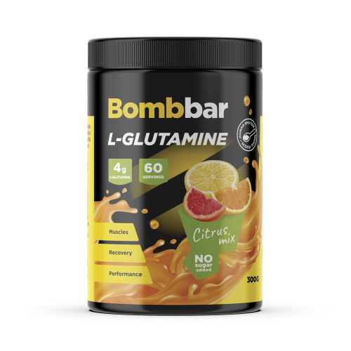Bombbar L-Glutamine 300g Цитрусовый микс